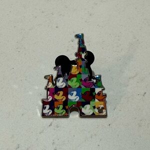 WDW ‘25 Hidden Mickey Pin - Pop Art Mickey Castle